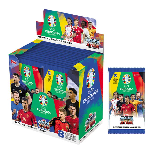 Topps EURO 2024 MATCH ATTAX PACKETS TCG Trading Card Game