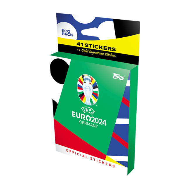 Topps UEFA EURO 2024 STICKER ECO PACK