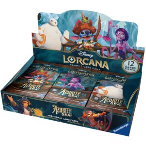 Disney Lorcana BOOSTER PACK Display SET 6 AZURITE SEA TCG Trading Card Game