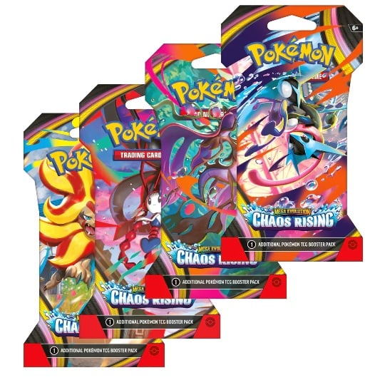 Pokemon Chaos Rising Sleeved Booster Pack – Plus Marketing