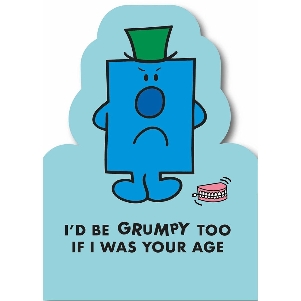 Mr. Men And Little Miss Mr Grumpy Birthday Card - Plus Marketing