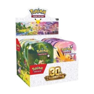 Pokemon 30th Celebration - Mini Tins Display Box (10 Tins)